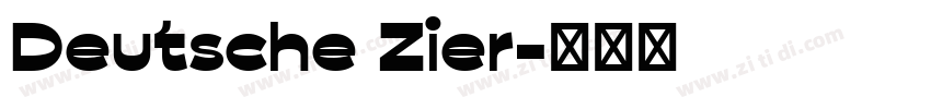 Deutsche Zier字体转换 Deutsche Zier字体转换